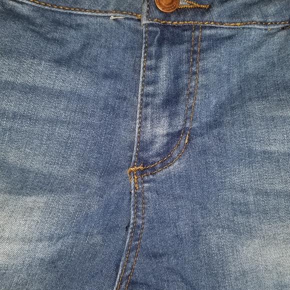 Distressed Hippie Laundry High Rise Shorts - Picture 5 of 11